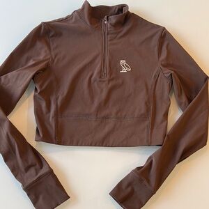 OVO Brown Top with Owl Logo - size M